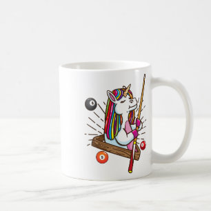 Billiard Unicorn Workhorse Pool Shirt Girls Snooke Coffee Mug