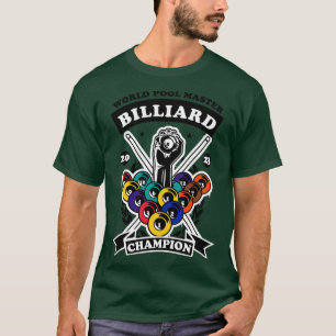 Billiard World Champion 2023 Billiard Fans S  T-Shirt