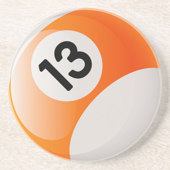 Billiards 13 Ball Coaster (Front)