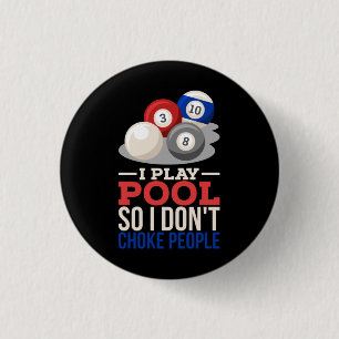 Billiards 3 Cm Round Badge