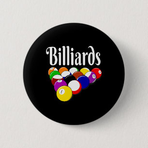 Billiards 8 Ball Pool Player Sarcasm Novelty Humou 6 Cm Round Badge