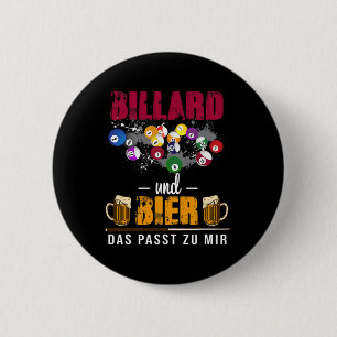 Billiards And Beer That Suits Me Pool Billiards Sn 6 Cm Round Badge