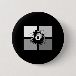 Billiards Apparel - Billiards 6 Cm Round Badge