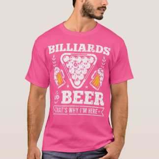 Billiards Beer Pool Player Billiard T-Shirt
