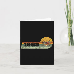 Billiards Billiard-gamer Vintage 1969 Birthday Poo Card