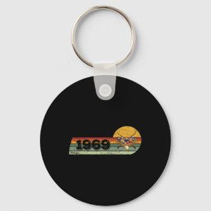 Billiards Billiard-gamer Vintage 1969 Birthday Poo Key Ring