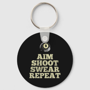 Billiards Billiard Key Ring