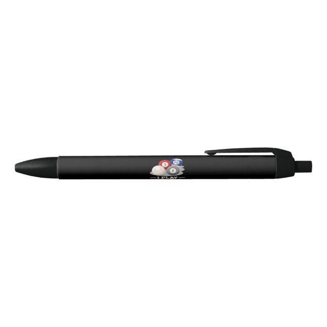 Billiards Black Ink Pen (Top)