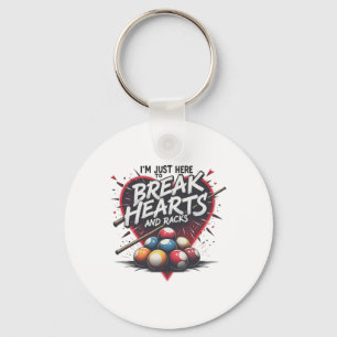 Billiards Break Heart And Racks 8 Ll Pool Shark 9 Key Ring
