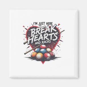 Billiards Break Heart And Racks 8 Ll Pool Shark 9 Magnet