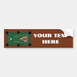 Billiards Bumper Sticker