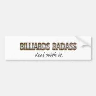 BILLIARDS BUMPER STICKER