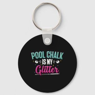 Billiards Chalk Funny Pool Shooter Master Billiard Key Ring