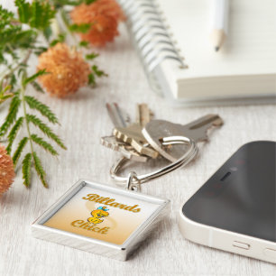 Billiards Chick Key Ring