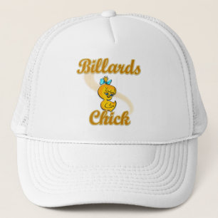 Billiards Chick Trucker Hat