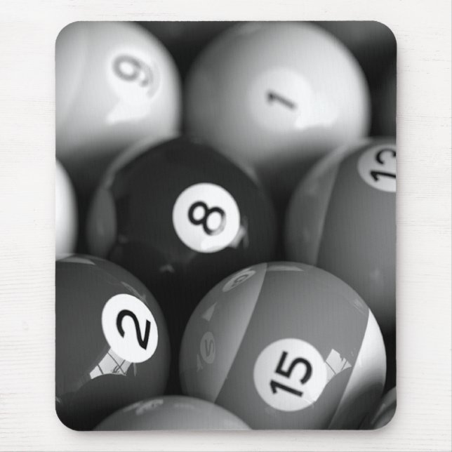 Billiards Computer Mousepad (Front)