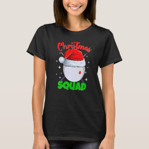 Billiards Cue Ball Christmas Squad Balls Billiard  T-Shirt
