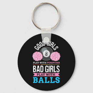 Billiards Cue Sport Game Pool Billiard Player Gift Key Ring