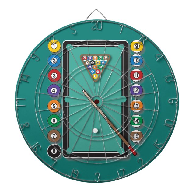 Billiards Dartboard (Front)