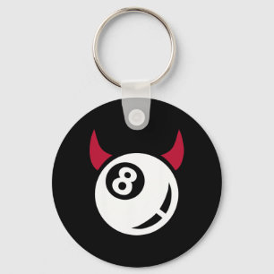Billiards Devil Key Ring