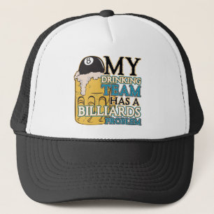 Billiards Drinking Team Trucker Hat