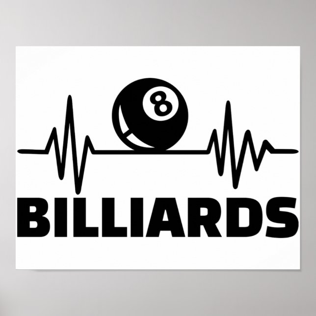 Billiards frequency poster (Front)