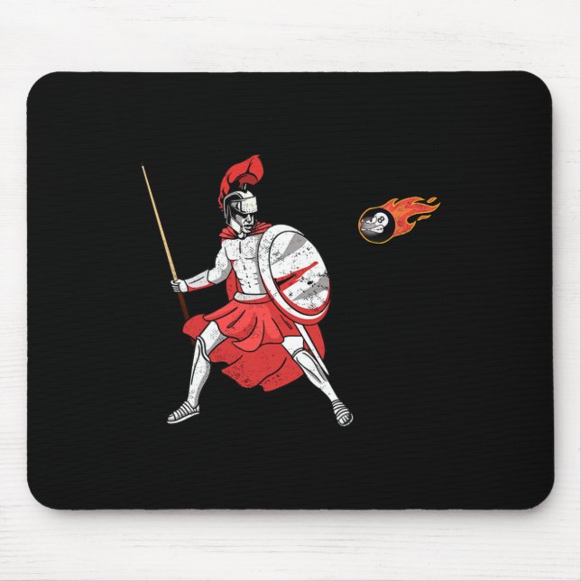 Billiards Game Sticks Romans Snooker Table Pool Bi Mouse Pad (Front)