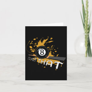Billiards Gifts - Id Hit That Card