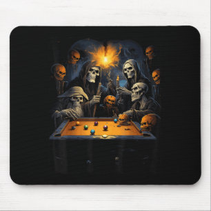Billiards Halloween Mouse Pad