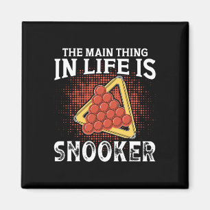 Billiards Jerseys For Men Main Thing In Life Snook Magnet