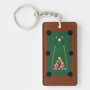 Billiards Key Ring