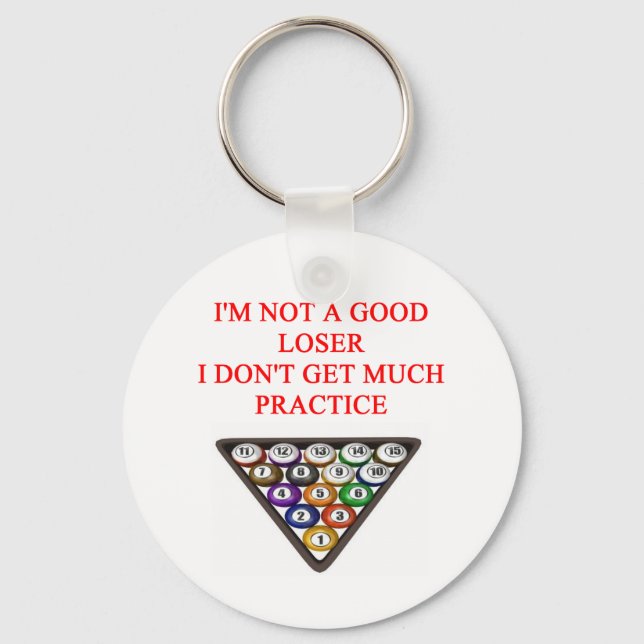 billiards key ring (Front)