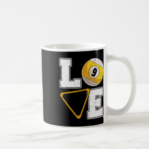 Billiards Love Pool Player Billiards Lover Coffee Mug