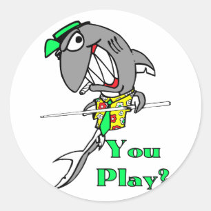 Billiards Lovers Pool Shooting Gifts Classic Round Sticker