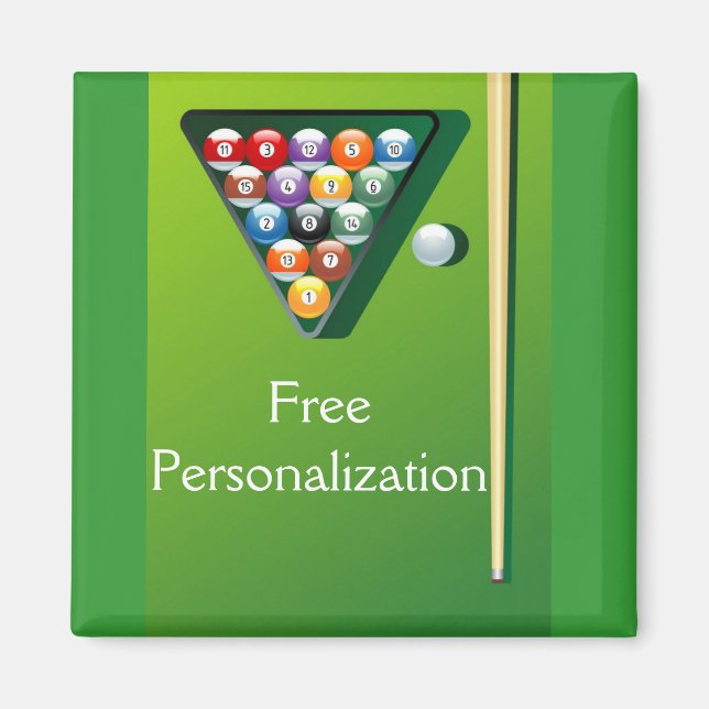 Billiards Magnet (Front)