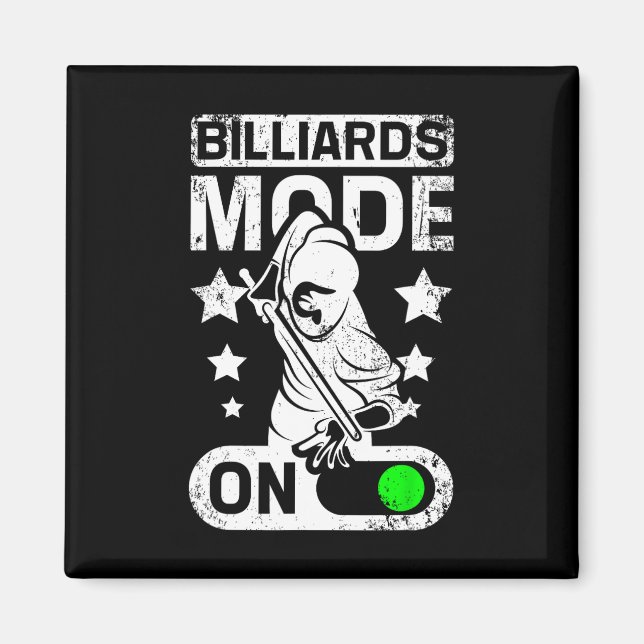 Billiards Mode On  Magnet (Front)