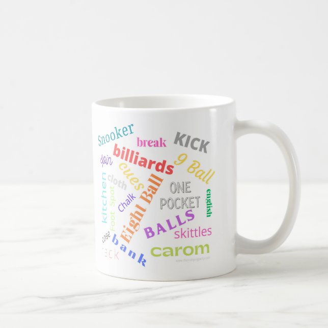 Billiards mug  (Right)