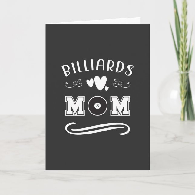 Billiards Mum Card (Front)