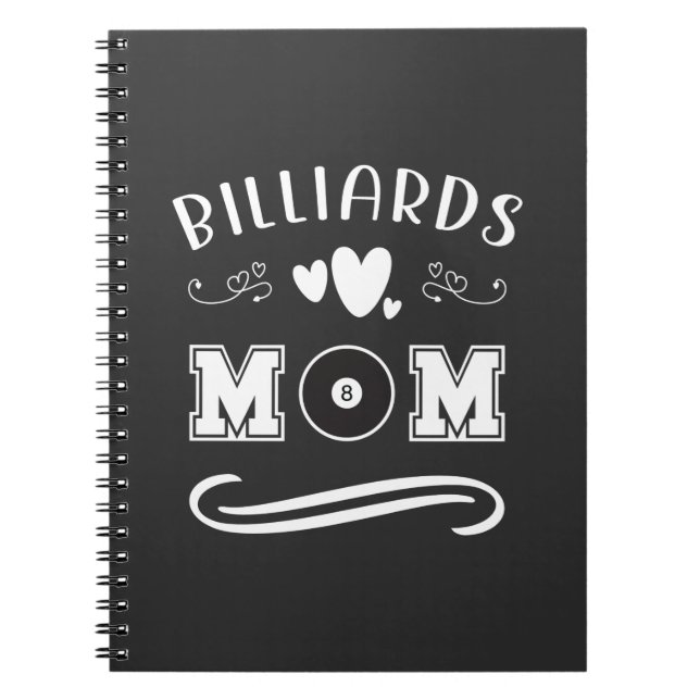 Billiards Mum Notebook (Front)