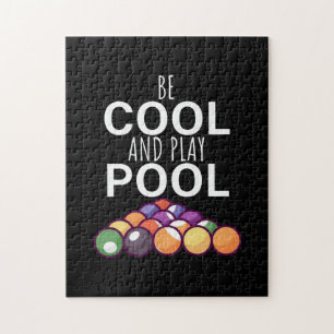 Billiards Player   Be Cool And Play Billiard Pools Jigsaw Puzzle