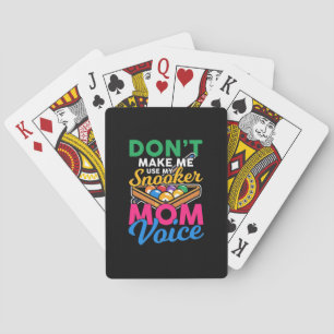 Billiards Player I Am Snooker Mum Playing Cards