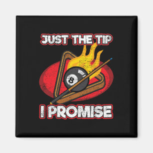 Billiards Player Just The Tip Promise Magic Shot P Magnet