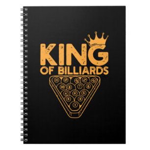 Billiards Player King Of Billiards Notebook