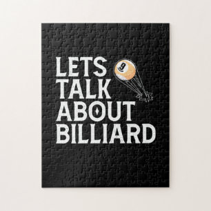 Billiards Player   Lets Talk About Billiard Jigsaw Puzzle