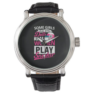 Billiards Player   Real Women Play Snooker Watch