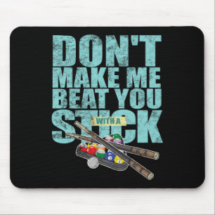 Billiards Player Shoot Pool Snooker Cue Mouse Pad