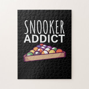 Billiards Player   Snooker Addict Jigsaw Puzzle