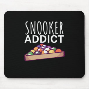 Billiards Player   Snooker Addict Mouse Pad