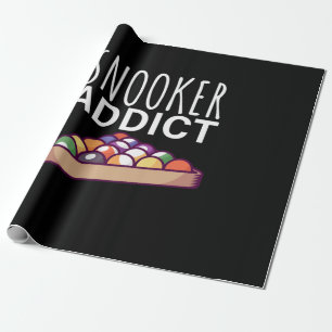 Billiards Player   Snooker Addict Wrapping Paper