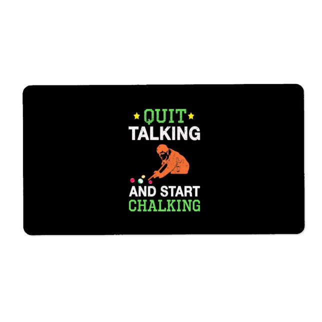 Billiards Player | Snooker Start Chalking (Front)